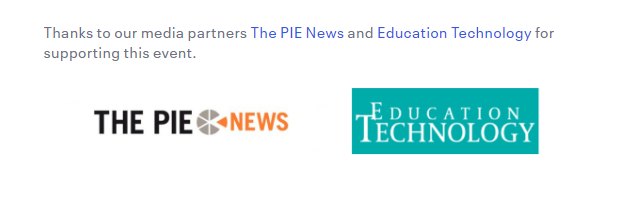 startuplabsorg's tweet photo. 📡Excited to have media partners: @ThePIENews & @EdtechMag on board for tomorrow's #GESAAwards🌍UK 🇬🇧 semi-finals.
Connecting with more #education + #tech communities for #BetterEdTechBetterLearning!
https://t.co/OYlrLycP2c https://t.co/9JCQchesDQ
