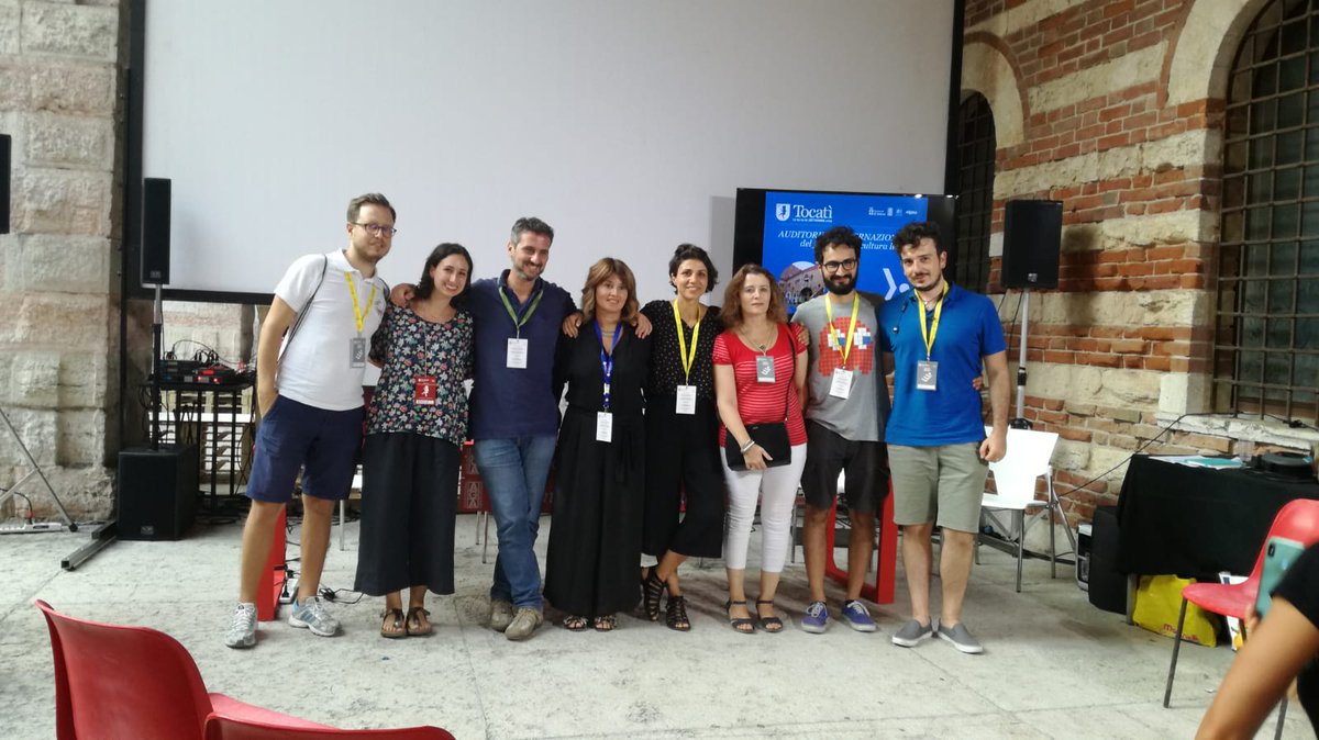 Yesterday we were in Tocatì - International Festival of Street Games, where we presented our research on the recreational and sports practices of migrant communities in the public space of #TorPignattara and #Centocelle. #CoHeritage #Tocatì #EcomuseoCasilino