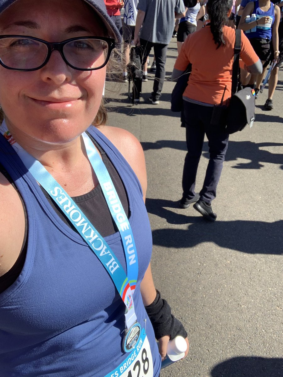 A new PB today! Absolutely thrilled and so sore too! Thank you <a href="/Blackmores/">Blackmores</a> for a beautiful run through our spectacular city 🏃🏽‍♀️🏅☀️