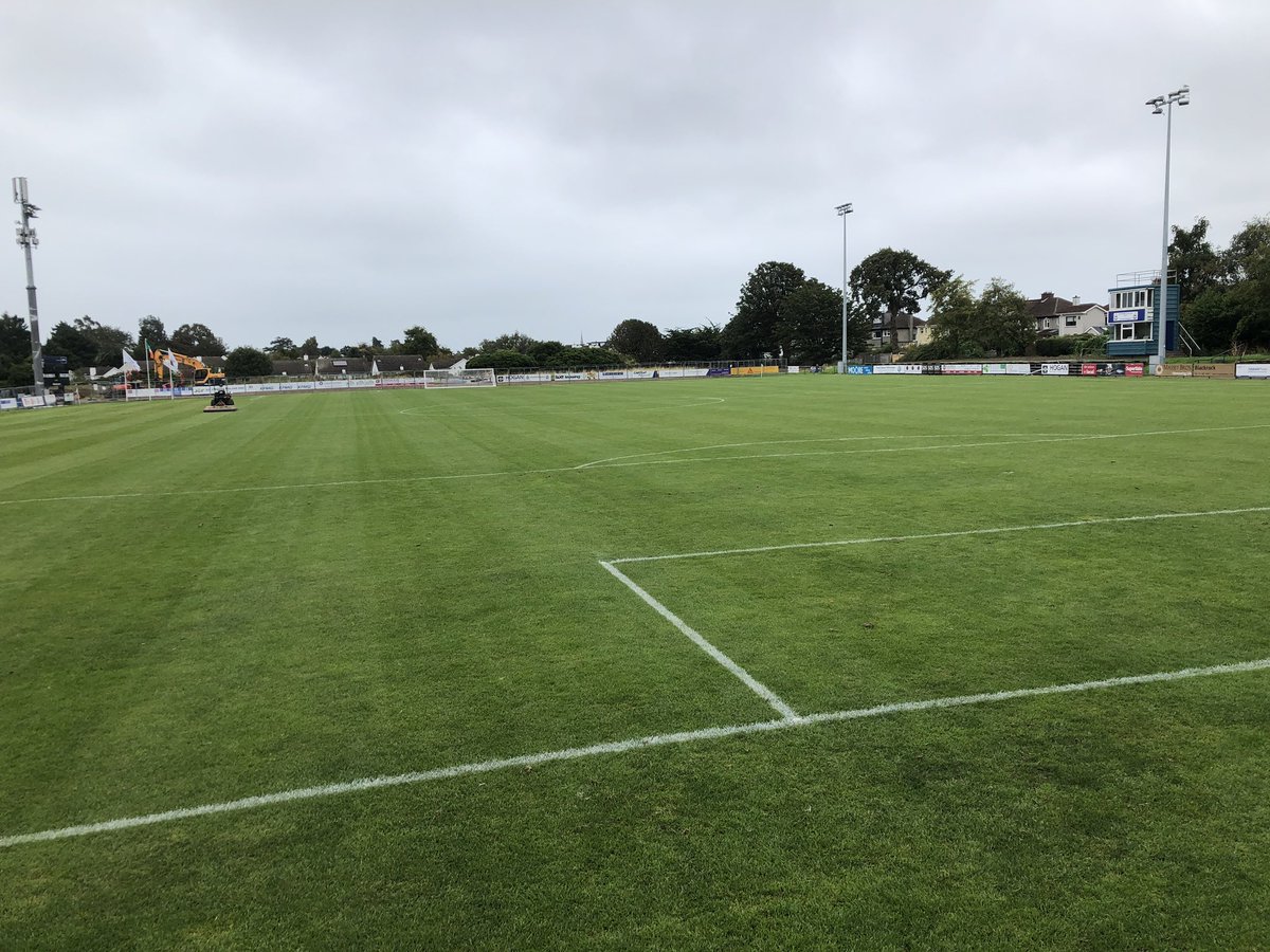 Lovely day here in Stradbrook as the pitch is being prepared for <a href="/Cabinteely_FC/">Cabinteely FC</a> V <a href="/stpatsfc/">St Patrick's Athletic FC</a> in the Leinster Senior Cup Qr Final. KO 3.30pm. Clubhouse open and the Cabo BBQ is fired up. See you there.