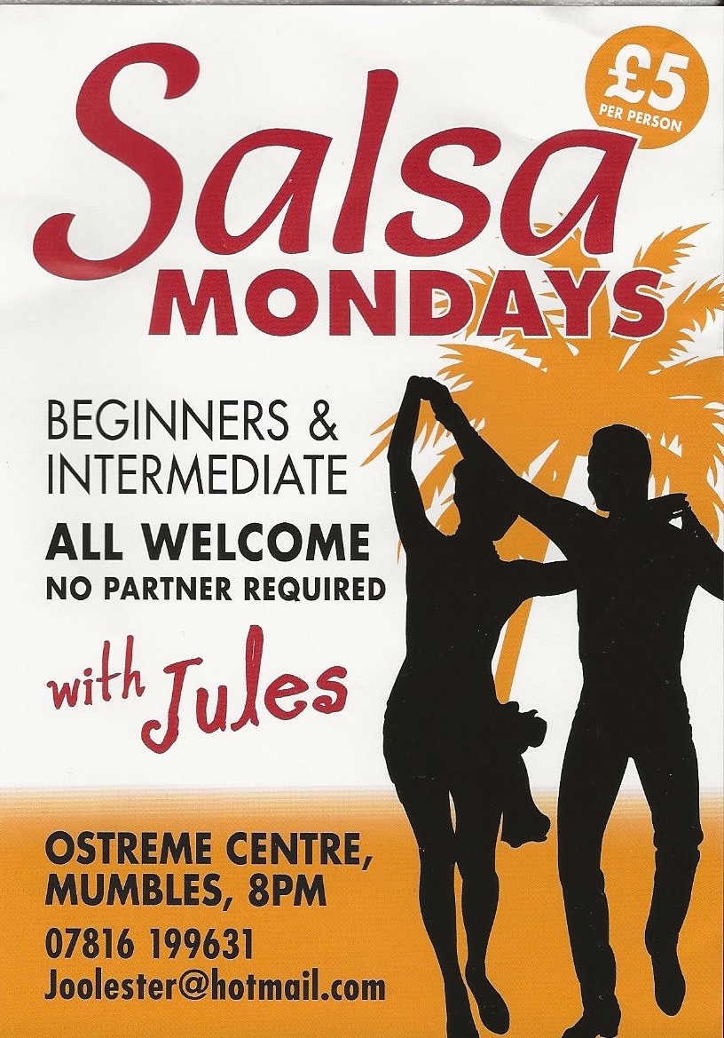 SALSA with Jules every Monday at Ostreme, 8pm!