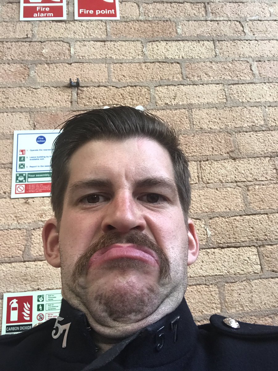 NigelMunson's tweet photo. Super fun day with @DankParish yesterday on the streets of Digbeth in Birmingham for the LEGITIMATE PEAKY BLINDERS FESTIVAL. Highlight was Sam Neill @TwoPaddocks coming up to us coppers in character and telling us not to hesitate in our brutality. What a hero. https://t.co/ME5fCkzbbl
