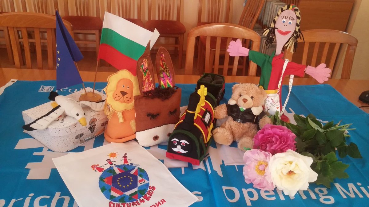 Culture4K's tweet photo. Our school mascots all together in Bulgaria in May this year! https://t.co/YfEoeiIzWQ