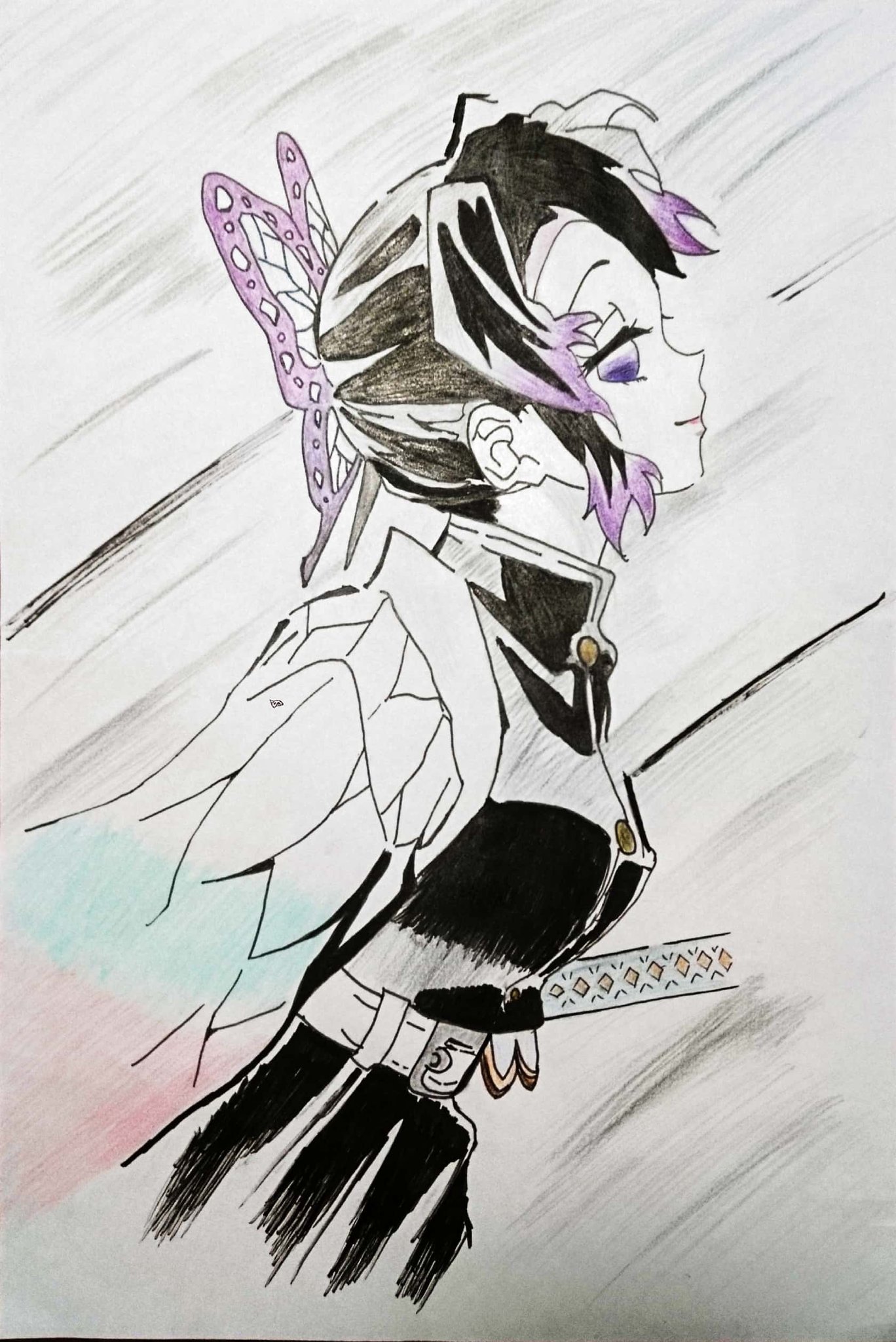 つぐ 鬼滅の刃 イラスト 模写 色鉛筆 胡蝶しのぶ 蟲柱 鬼滅の刃好きと繋がりたい 美しいしのぶさん 描かせていただきました つぐ 鬼滅の刃 イラスト 模写 色鉛筆 胡蝶しのぶ 蟲柱 鬼滅の刃好きと繋がりたい 美しいしのぶさん 描かせていただきました