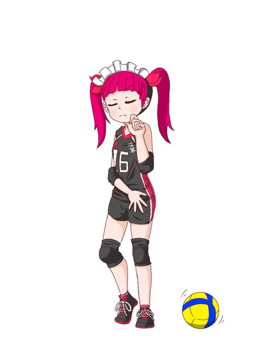 おまけ その2  りなむのポーズ  りなむ → 6番目 → ストーンオーシャン(ジョジョ6部) → 徐倫  という単純な連想  #ケムリクサ #ケムリクサファンアート