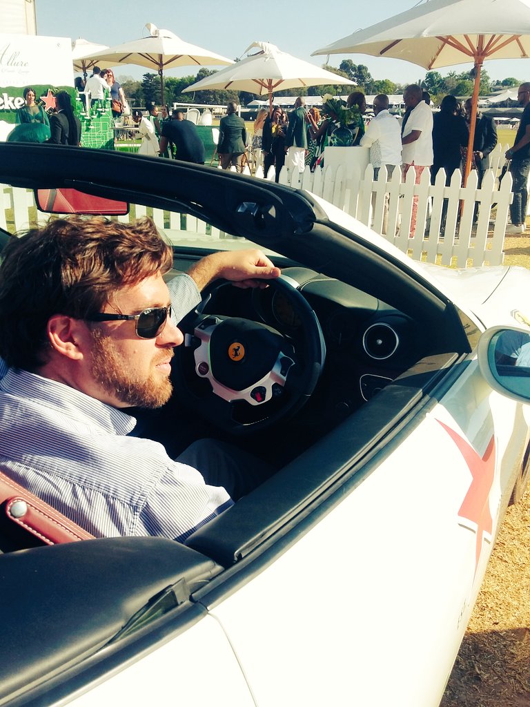 FamousGouws's tweet photo. Loved the Ponies on the field yesterday at @InandaClub but may love this Pony more @Ferrari #BeBold #BeGreen #BePolo @NedbankIntlPolo @Heineken_SA #FamousGouws https://t.co/2IRRw99fRj