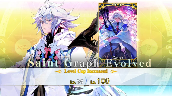 Finally np5, all10, lv100 merlin is complete to fulfill the meme. #FGO 
