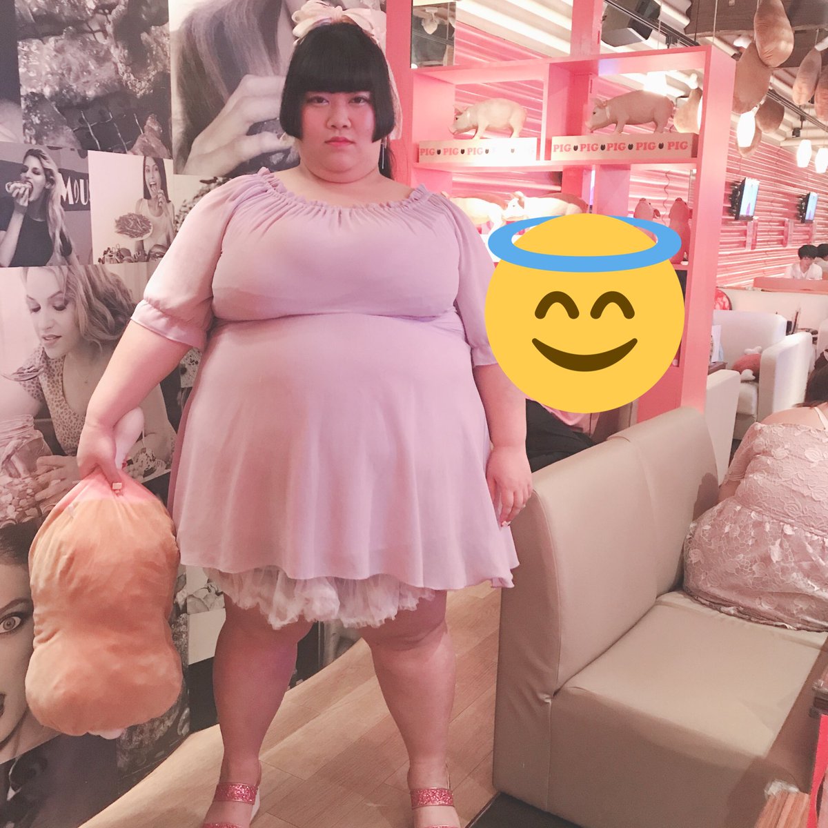 ずきてぃ 姫毛切りすぎて ポニーテールしたら 前から見た時完全に片桐はいり