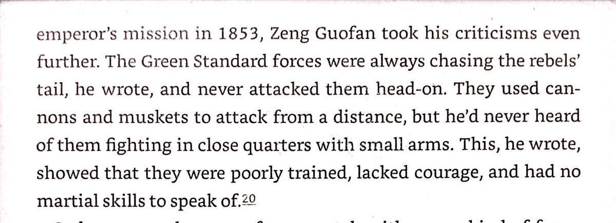 Qing’s most valued troops were descendants of steppe horsemen, while most troops were corrupt, poorly trained and ill equipped Chinese. This was deliberate - the Emperor didn’t want an effective Chinese fighting force that could topple the dynasty.