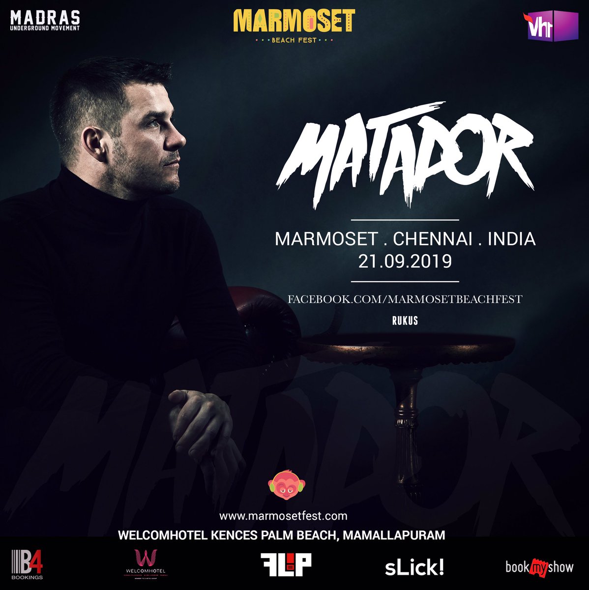 vh1india's tweet photo. Marmoset-Beach Fest is coming with its 2nd edition on Saturday, 21st September at the beautiful WelcomHotel Kences, Palm Beach.
#WeAreMarmoset #Marmoset #electronicmusicfestival #Chennai #India #IndiaTechno
#Techno #TechHouse #DeepHouse
#fullflip #flipmag https://t.co/uyOSOxiuTC