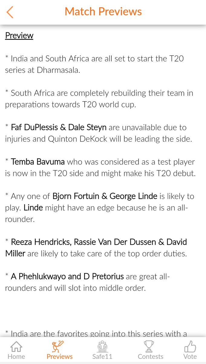 Probable_11's tweet photo. India vs South  Africa T20 Match Info Available on PROBABLE11 App. #IndvSA #IndvsSA

Download Link: https://t.co/10BWj0X5Jb

DOWNLOAD the App Now for 

FREE Dream11 TEAMS,
Player Stats,
Fantasy Tips,
Squad Updates
Pitch Reports

#Dream11 #Dream11Tips https://t.co/hXoeSJjDlA