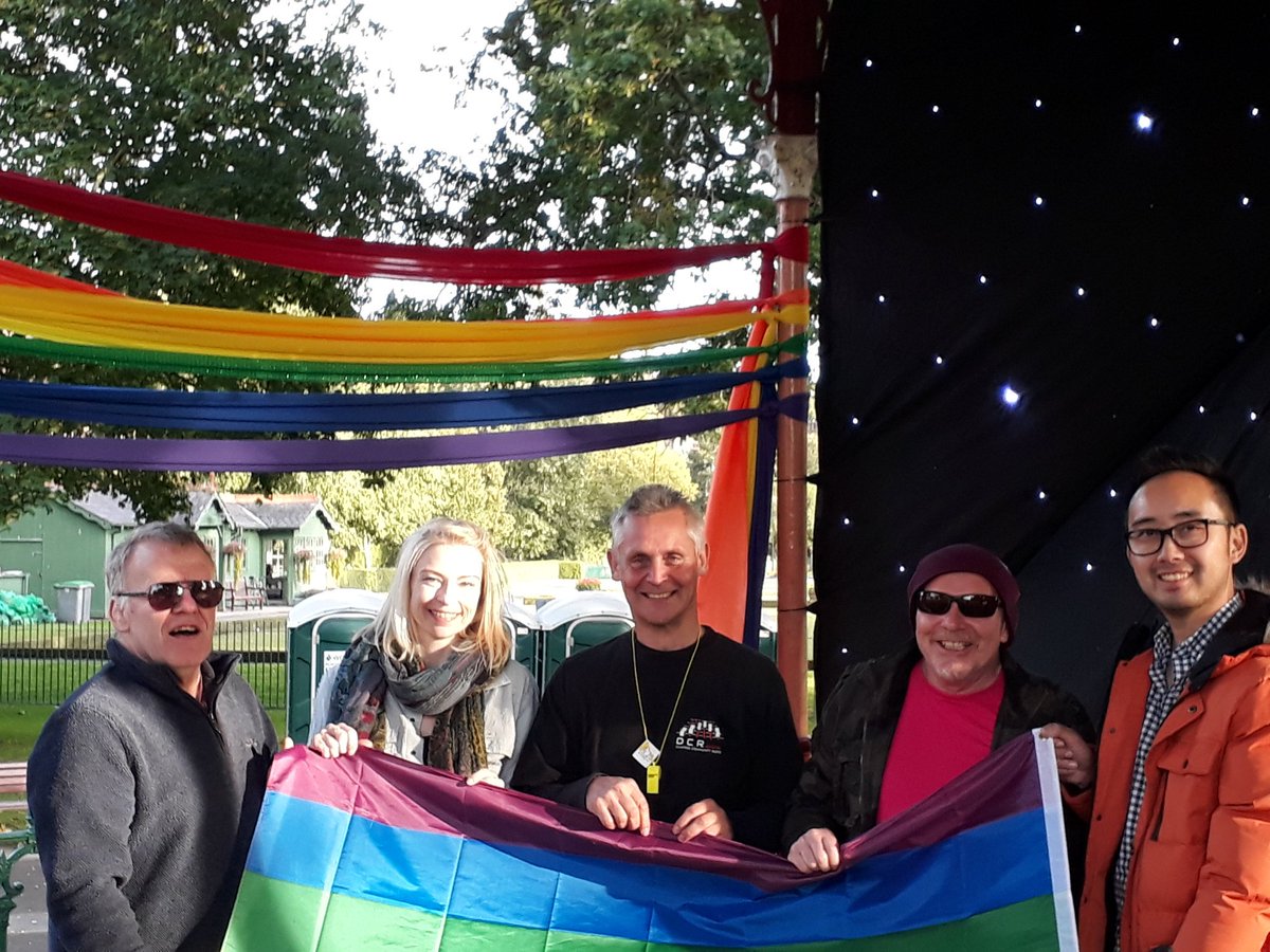 thecherrypinks's tweet photo. Great day yesterday for Pride in the Park we enjoyed our time there hosted by @OnlineDcr and Devine Tension. Well done #Dumfries #prideinthepark #LGBT supporting #communities #Equality https://t.co/bzhVhWcVCq