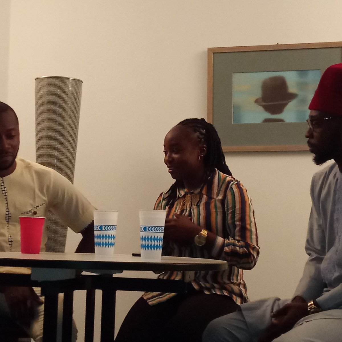 richardalijos's tweet photo. 😍 Thanks to all who came to "Afi: The Spill Session" around my novel, #CityofMemories yesterday. 

Glorious seeing my beloved Eunice Pam in the centrepiece stage adaptation by @TJBenson_ 

❤️ 🤩🤗 @buchionyegbule, @Miz_Conquer, Alison and John, Gimba, Mark Amaza, and everyone. https://t.co/QOE7xjL9Oi