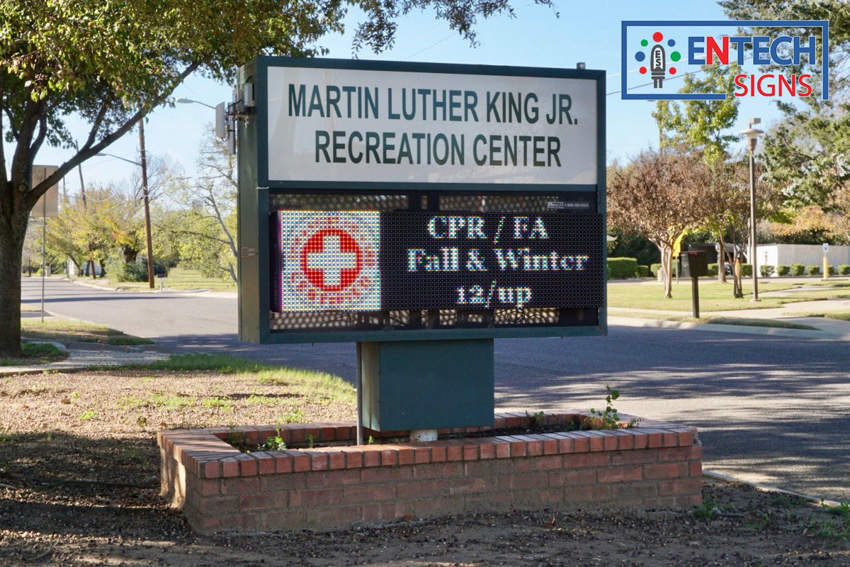 ENTECHSIGNS's tweet image. LED Signs at Community Recreation Centers Promote Events, Classes, Workshops, Games and More!

#ledcolors #signagedesign #outdooradvertising #led #digitalsignage #advertise #digitalmarketing #dfw #ledmarquee #ledsign #business #TX #rgb #recreational  #recreation