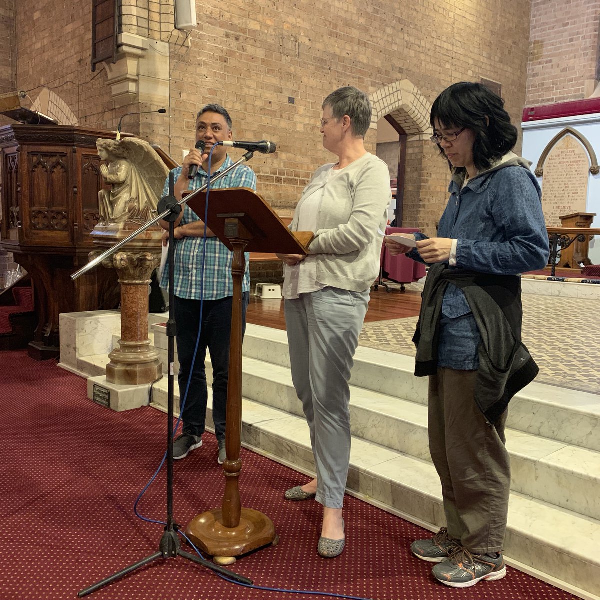 AllSoulsHope's tweet photo. Eren and Sharon sharing their journey with #Jesus. #AllSoulsLeichhardt #Leichhardt #Church https://t.co/TZipdqShVk