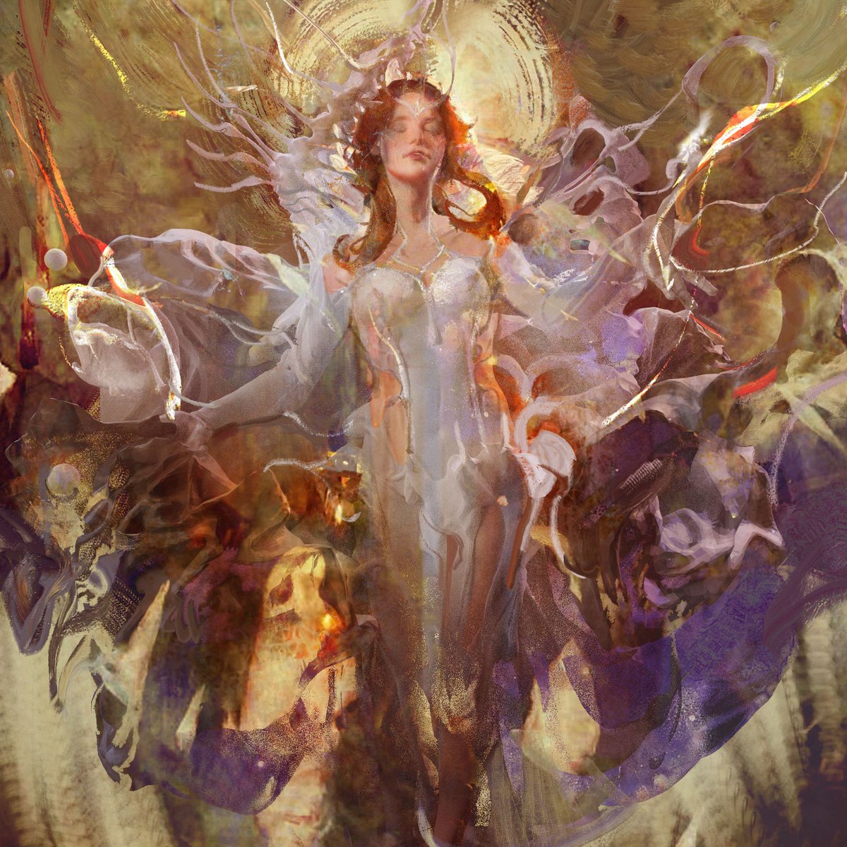 《White opera》
A form and sculpting practice.
grabbed some pieces from my old school work made in 2016 spring.the theme was from the concept Body without organs from French philosopher Gilles Deleuze, though it doesn't matter with this painting.
https://t.co/bpnENrfNP5
