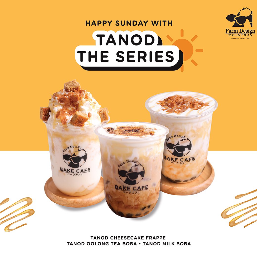 FarmDesignTH's tweet photo. Happy Sunday with พี่มูววว์กันจ้า วันอาทิตย์สดใสๆอย่างนี้ มาเติมความสดชื่นกัน กับเมนูเครื่องดื่มอร่อยๆ ชื่นใจ คลายร้อน สามสไตล์ จาก Farm Design
#CheesecakeFrappe #Tanodtheseries #MoooooBoba #FarmdesignTH #farm2019 #อร่อยบอกต่อ https://t.co/BgnlU4Mrrt