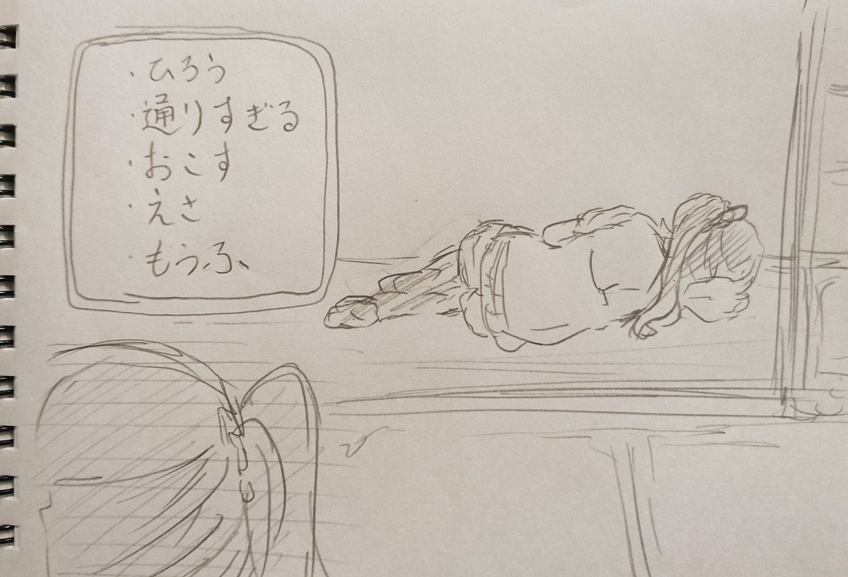 縁側に姉が落ちていた。 