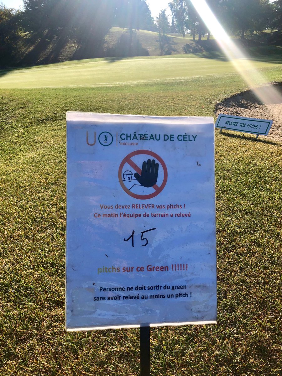 troj75's tweet photo. ⁦@liguegolfidf⁩ ⁦@UgolfCely⁩ ⁦@ffgolf⁩ Grand Prix Jeunes IdF R2 #golf #pasbien https://t.co/oxOasccJVd