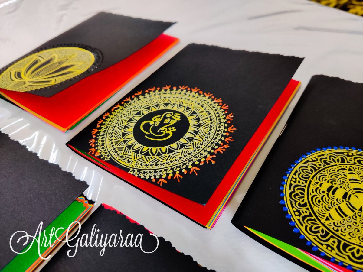 monikaart_'s tweet photo. ArtGaliyaraa presents Exclusive range of
Handmade Mandala Diary
Size: 15cm x 11cm, colorful pages
Order your copy
Plz like & share ArtGaliyaraa's page
#Mandala #MandalaArt #MandalaArtOnline #MandalaOnline #MadalaDiary #OnlineArtLover #DiaryLover #OnlineGift #DiaryGift https://t.co/iN1GJMQvOk