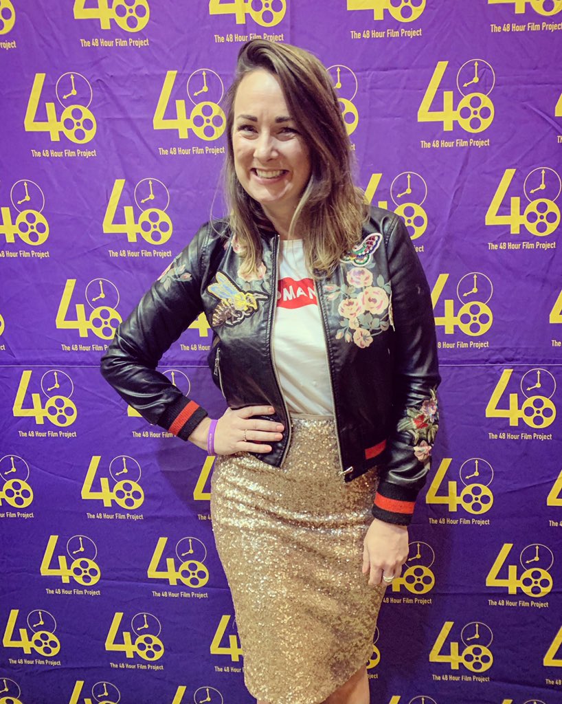 YesReallyAngel's tweet photo. Third year in a row MCing the #48hfpcpt film awards last night.
Worked with too many of the winners, their acceptance speeches turned into the pile on roast of Angel. πππ https://t.co/QTGoRWiSPO