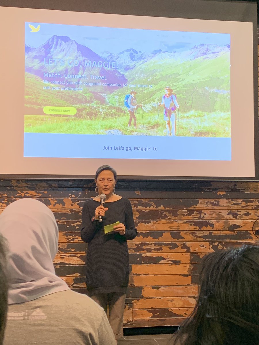 I love our SheCaters start up for #SWMelb but I know so many people who need Let’s Go Maggie!  Matching women to travel companions.