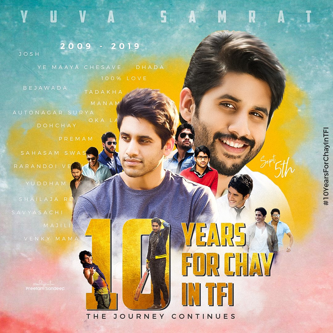 reallypreetam's tweet photo. Thank You @chay_akkineni Brother! Every Dp Is Designed Is Purely With Love &amp; Affection Towards You.. Glad That You Loved #10YearsForChayInTFI Design &amp; Now You Put A Big Smile On My Face Too With Your Words About Me, Can't Wait To Meet You😊
Spl. Thanks @SubbarajuSiva bro ♥️ https://t.co/a68SitoTcQ