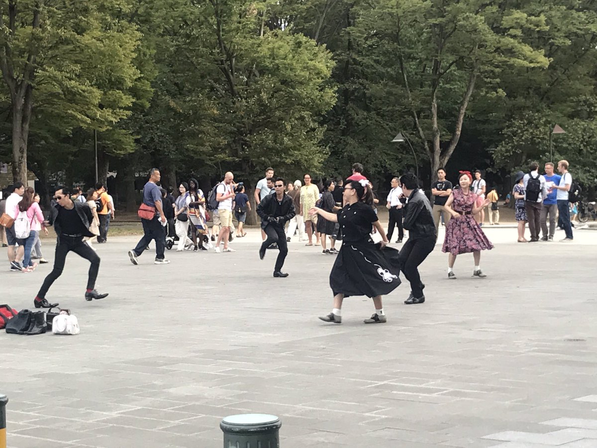 高崎計三 上野公園に竹の子族 いた