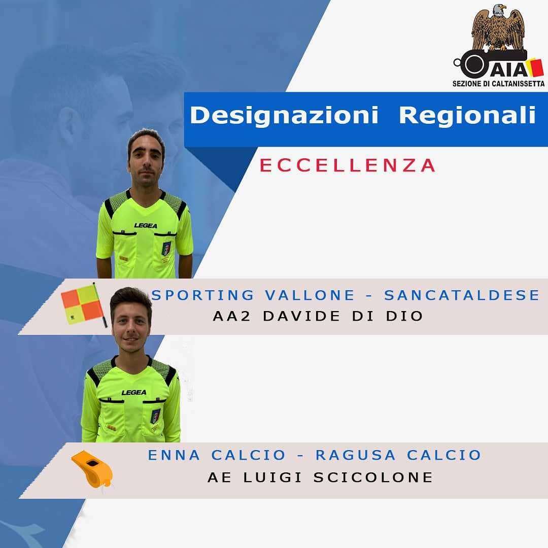 CaltanissettAIA's tweet photo. Designazioni di Eccellenza e Promozione di Domenica 15 Settembre
#aiacaltanissetta #referee #assistentreferee🏁 #crasicilia https://t.co/Eh2KwMYFAq