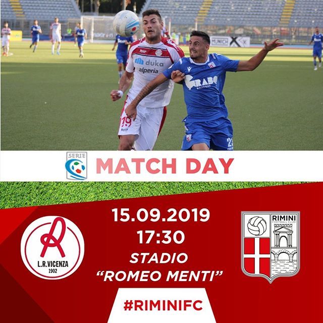 ClubRimini's tweet photo. MATCH DAY ⚽️⚽️⚽️
Ore 17.30, Stadio “Romeo Menti” ⚪️🔴 https://t.co/JRFAQHNzlD