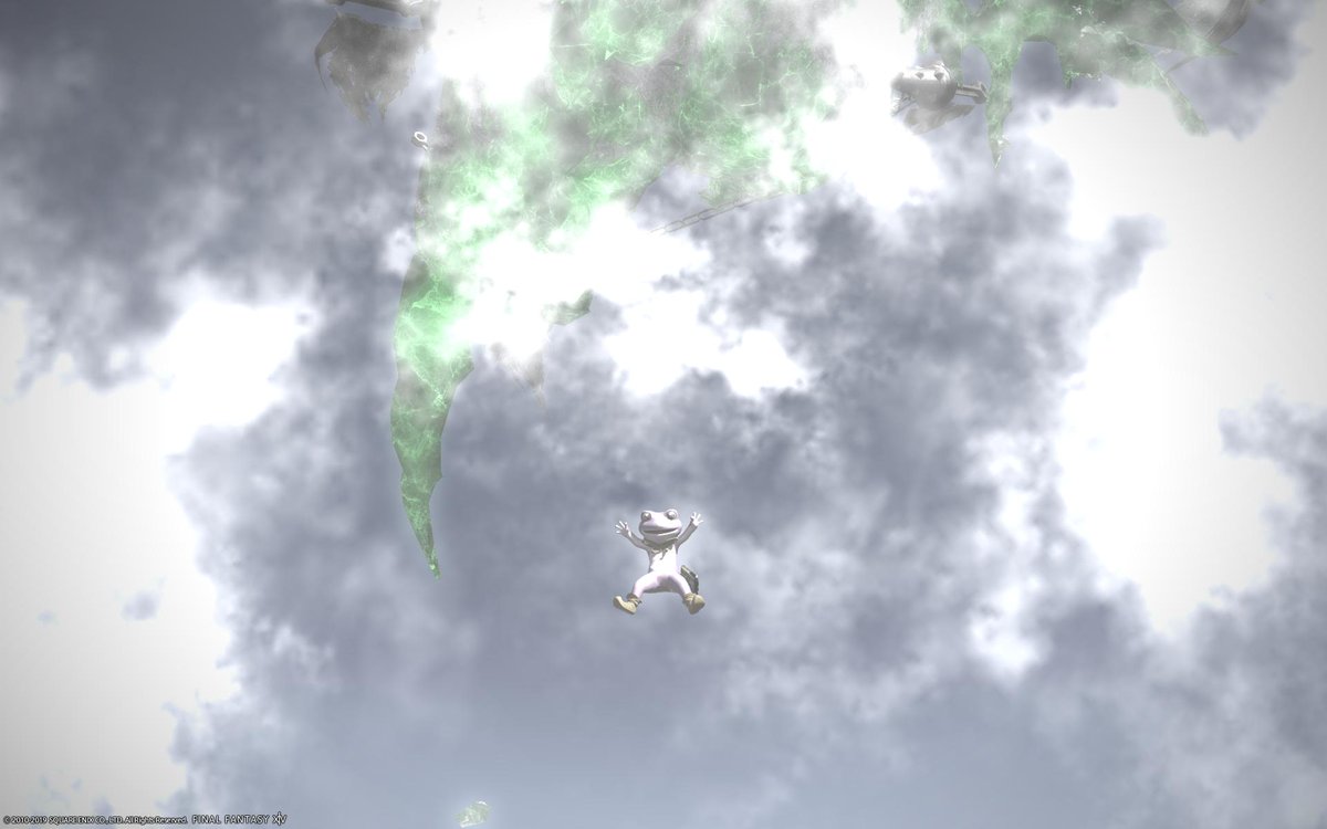 RockClock_FFXIV's tweet photo. 天より降りしカエル https://t.co/kE2LqWVB4e