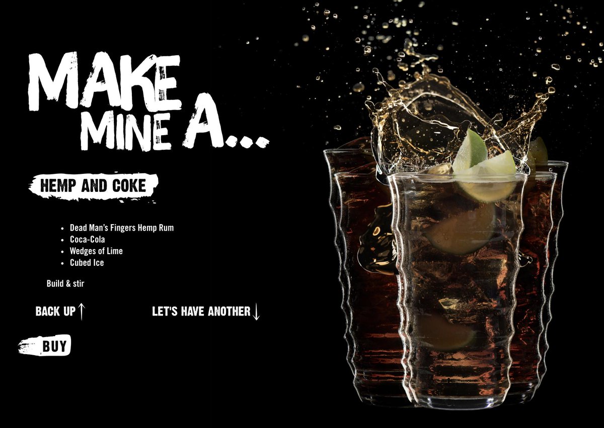 deadmansfingers's tweet photo. #Hemp is 6 x as strong as cotton, more resistant to weathering + wear, much more environmentally friendly to grow and it taste good with coke too! HEMP & COKE
#DeadMansFingersHemp #Rum
Coca-Cola
Wedges of Lime
Cubed Ice
Get more #DMFServes here https://t.co/Pw60ebLdyR 👈🏻💀 https://t.co/TGRqFanagE