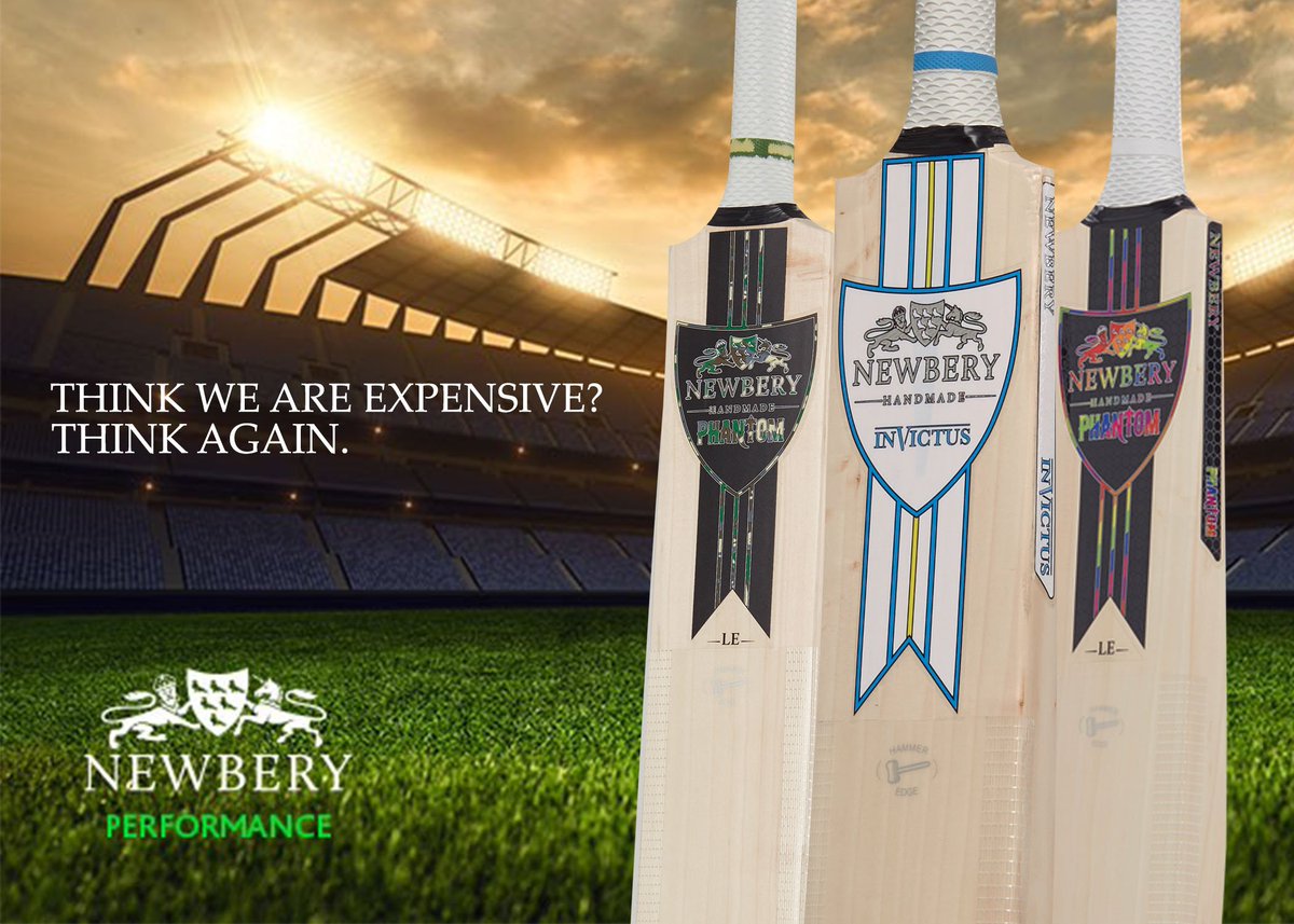 Newbery_Cricket's tweet photo. Think all our bats are expensive? Think again. Our #PerformanceRange gives you the opportunity to stand at the crease armed with a high performance bat, without breaking the bank. Click the link below for more info. 

👉 https://t.co/ygGEzeVuCm https://t.co/J3y7SQGfH6
