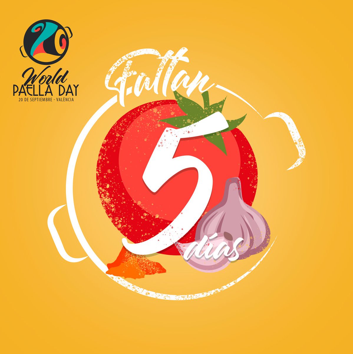 🍅 Això ja va prenent color...només 5️⃣ dies per al #WorldPaellaDay!
🤨Quants de vosaltres menjareu hui #paella?
😋A València és tradició menjar-la en diumenge però a nosaltres ens encanta qualsevol dia ... 🥘🌎