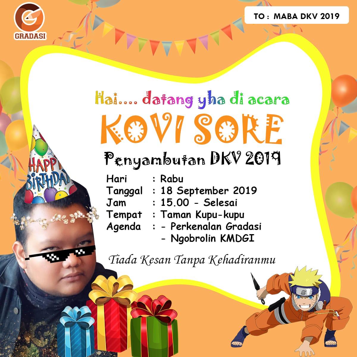 Catet tanggalnya dan jangan lupa dateng ya :)