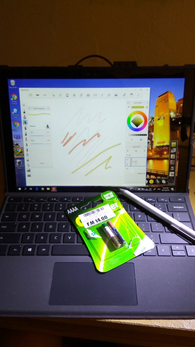 acedapogi's tweet image. Sa wakas, nakahanap din ako ng AAAA battery ng Surface Pen!

I bought the cheapest: RM14 hahahaha 😁 #tipidmode