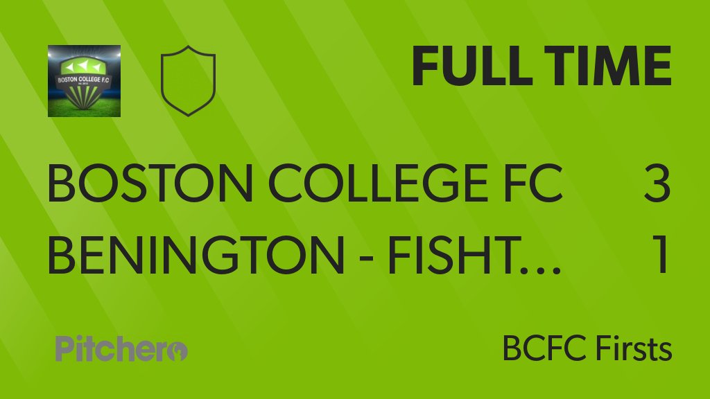FULL TIME: Boston College FC 3 - 1 Benington - Fishtoft Cup
#BOSBEN #Pitchero
pitchero.com/clubs/bostonco…