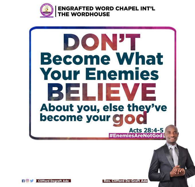 EngWordChapel's tweet photo. Your destiny was written by God and no other person, not your enemies and not even your love ones. God and God alone.  #DestinyFulfiller
Follow Rev. @CliffordDegraft https://t.co/MXcGdQgoGs