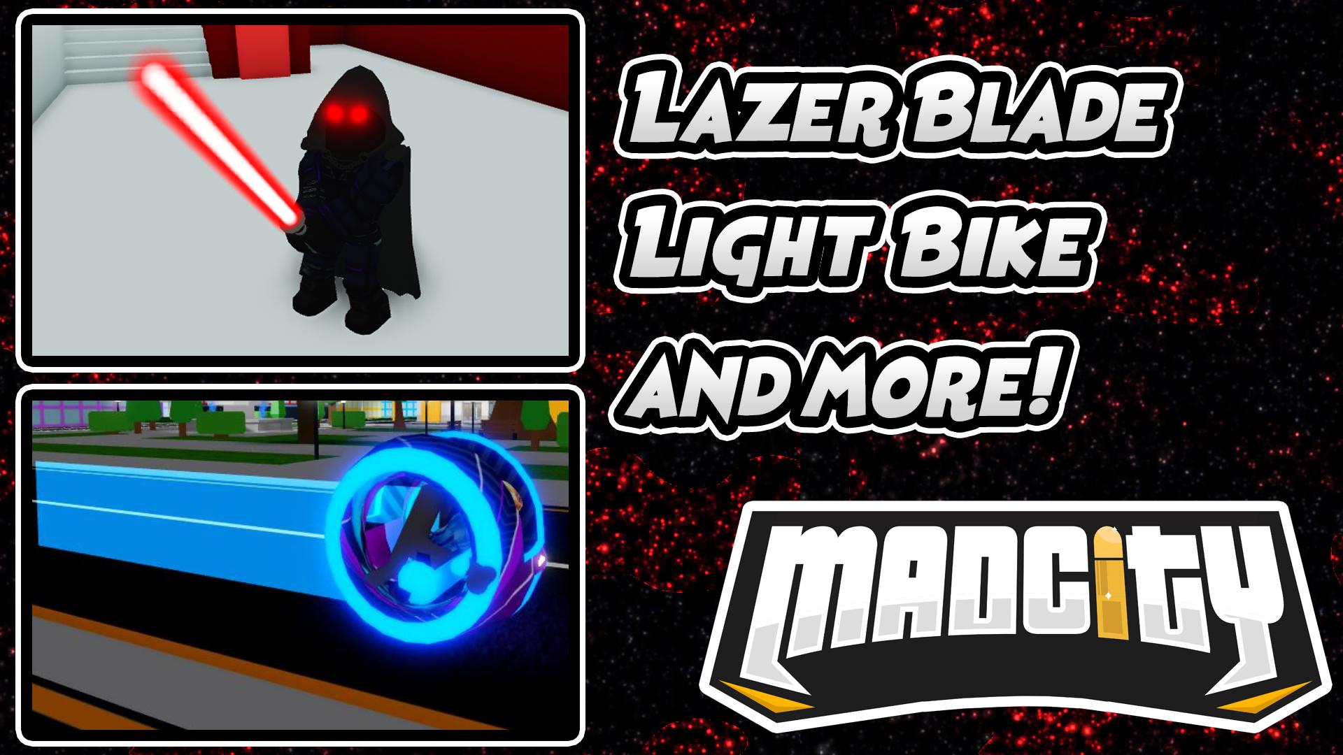 Taylor Sterling On Twitter Lazerblade The Ultimate Melee Weapon Deflect Bullets Secret Easter Egg Light Bike Too Fast 4 New Vip Server Owner Commands Gameplay Tweaks Https T Co Oik2rmqka3 - roblox mad city chest key