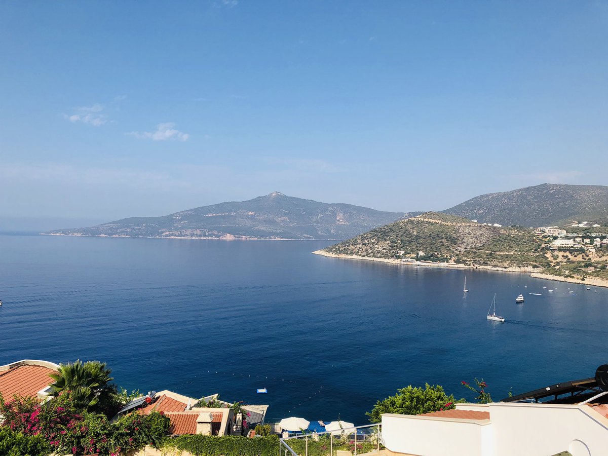 The view you could be enjoying from the balcony of Olympos 6 or 11 in Kalkan. m.facebook.com/Olympos6and11A…