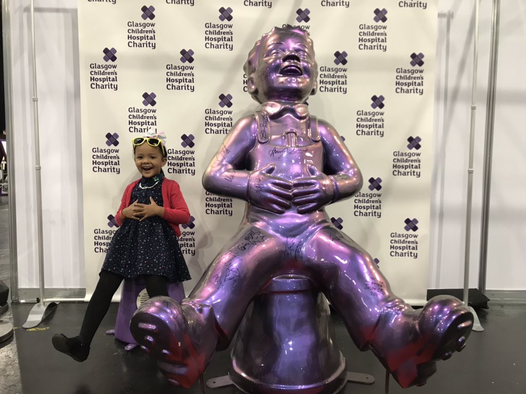 GCH_Charity's tweet photo. Final day of celebrations @SECGlasgow to say cheerio to @OWBIGBucket 😢🥳 

Just a wee reminder that trains to Exhibition centre are off due to engineering works so please plan your journey today! Replacement bus services available.

 https://t.co/Wh3h085H8Y https://t.co/OKPnXqHjRG