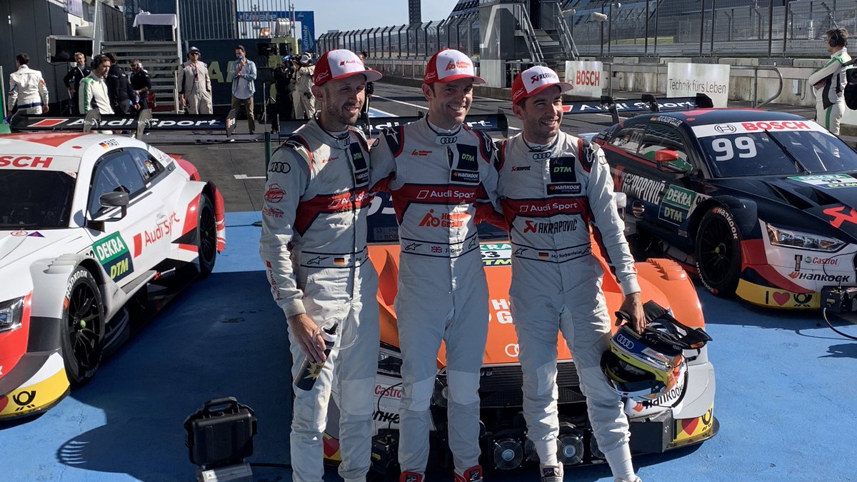 audisport's tweet photo. And it’s @JamieGreen_ who takes the Pole for the Subday’s @DTM race at @nuerburgring . @ReneRastRacing will start from P2, Mike Rockenfeller from P3. 

>> https://t.co/RoNVUsOMgK 

#OwnEverySecond #DTM #DTMNurburgring #ranDTM https://t.co/vmQji1DIqF