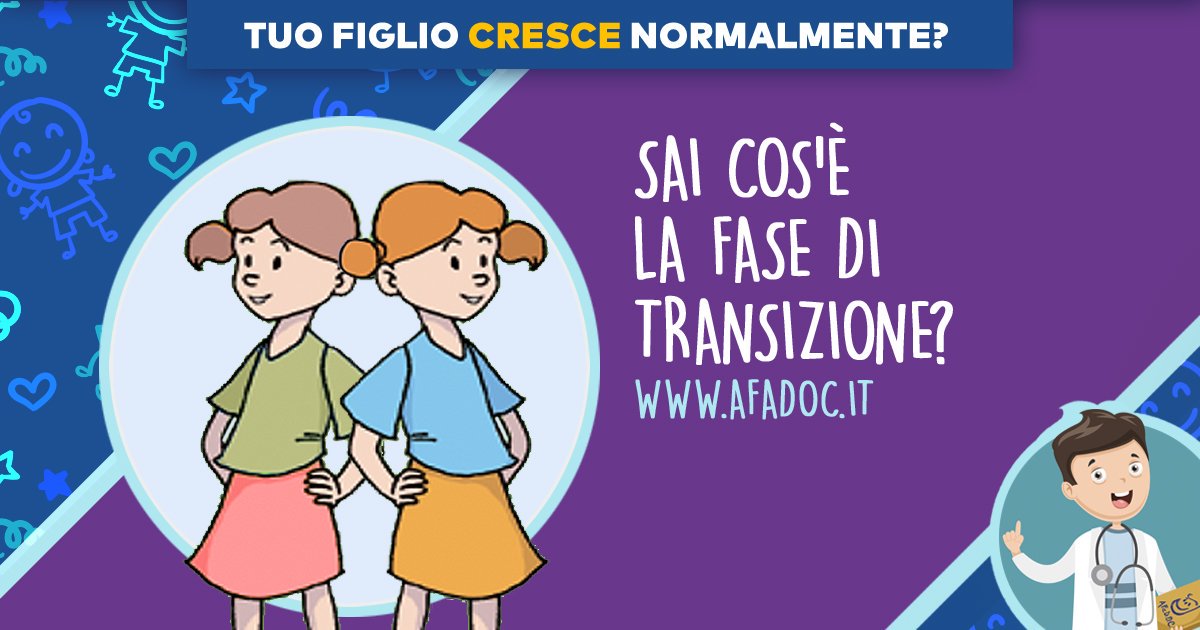 AfadocOnlus's tweet photo. Buona Crescita = Buona Salute!
Sai cos’è la fase di transizione?
Clicca e leggi la risposta dell'esperto!
https://t.co/CXpgUfAT2t
#afadoc #icosep #buonacrescita #growthawareness #buonasalute #endocrinologia #pediatria #crescita #ChildGrowthAwareness @ICOSEPorg https://t.co/B4Z5xLUf3h