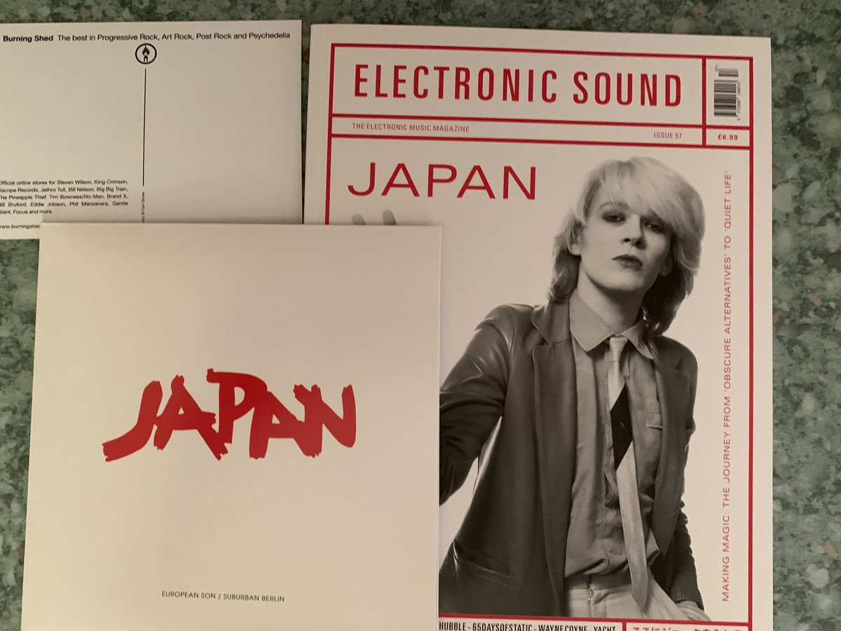 Got home late last night and found this waiting for me thanks to great service from @burningshednews again😄#Japan #electronicsound