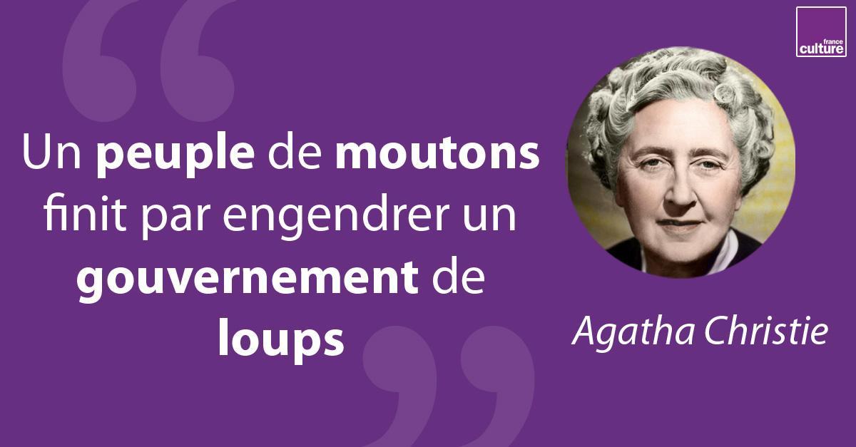 15 septembre 1890 : naissance d'Agatha Christie. Que dit-elle de la vie et de la mort pour toucher une aussi grande part de l'humanité ? franceculture.fr/emissions/gran…