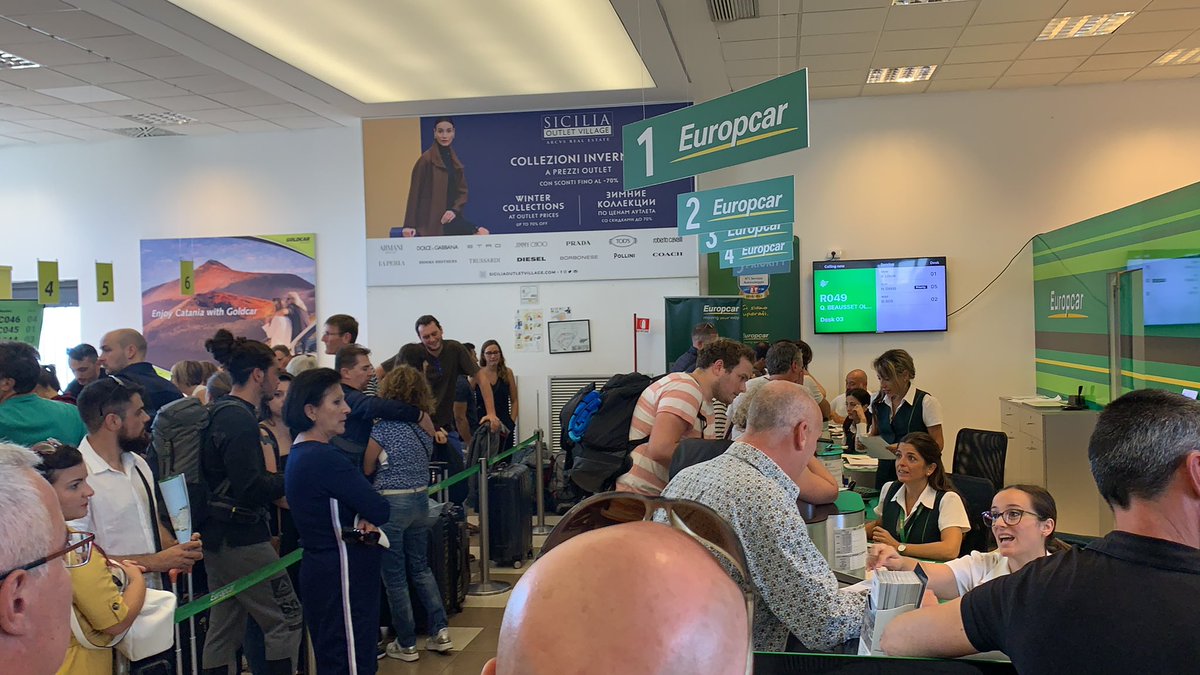 jalagrange's tweet photo. Last time I’m renting from @Europcar  @Europcar_IT ... expect at least 2 hour wait to pick up the car https://t.co/00yA0BPdEt