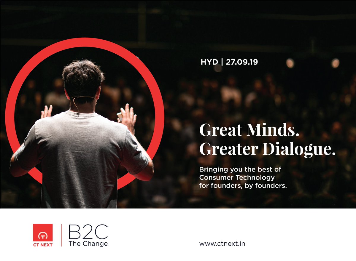 ctnextconf's tweet photo. What's cooking, Hyderabad?

Join us for CT Next, a Consumer tech conference for founders, by founders as we create a community that facilitates effective collaboration, zero-fluff conversations and meaningful networking.

Apply here at: https://t.co/Vmdn4zvthL

27.09.2019 https://t.co/oXNbBwZdQy