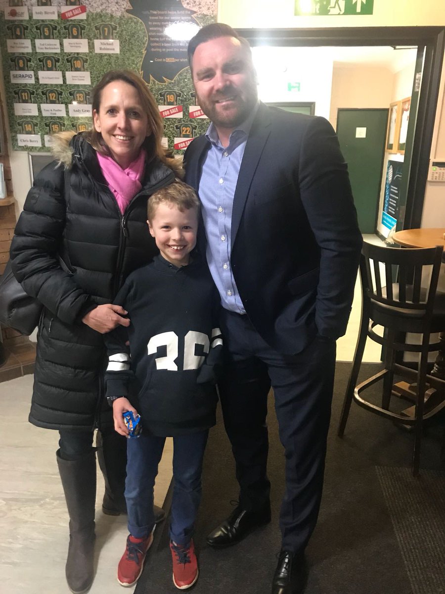 JamieLoden's tweet photo. @AndyGoode10 Love The Pod!! You kindly took this picture with my wife and son at Bury St Edmunds last year. Can you PM me as I have a small favour to ask? https://t.co/q48ENSaXCe