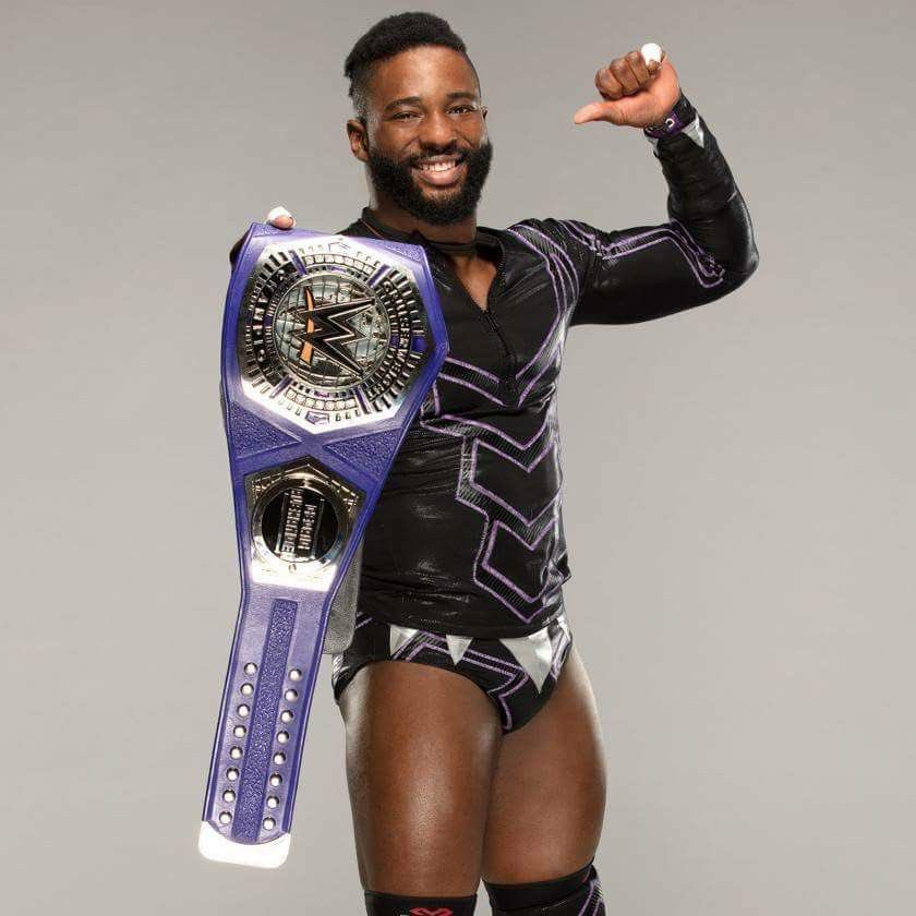 The_Newday_'s tweet photo. Current raw cruizerwieght champion Cedric Alexander @ageofalexander_ https://t.co/C74LW5xzui