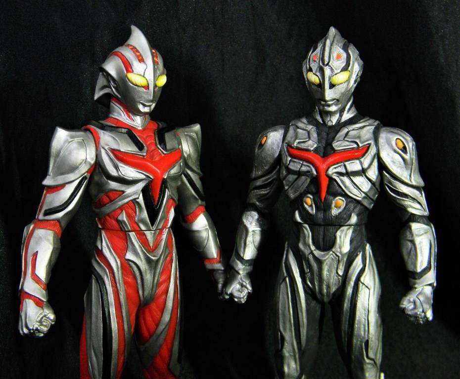 バンダイのソフビ、ウルトラマン ザ ネクストのジュネッスと